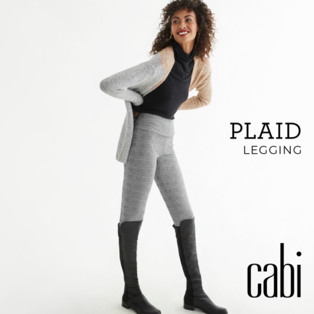 Cabi Plaid Leggings - Picture 2 of 4